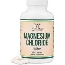 더블우드 마그네슘 클로라이드 1000mg 180캡슐, 180정, 1개