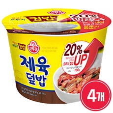 오뚜기 T10-컵밥 제육덮밥310g 4입, 310g, 4개