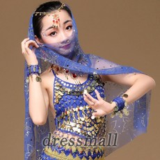 꽃잎헤어베일 밸리댄스복 댄스복 드레스몰
