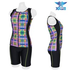  XWU-3307-01 엑스블루 여성 나시 투피스 수영복-C 