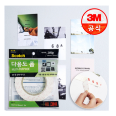 3M 스카치 다용도 폼 양면 테이프 18mm x 5m, 1개