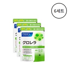 판클 FANCL 클로렐라 특용 3팩 세트 90~270일분, 6세트, 2700정