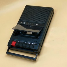 카세트 플레이어 휴대용 USB 레코더 소형 감성 인테리어 레트로 포터블, 휴대용 기계 블랙 싱글 기계, 레트로 블랙, 핸드헬드 기계 블랙
