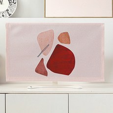 모니터 티비 커버 먼지 방진 커버 천 깔끔 심플한 그림, 커버 No. 6_65 인치