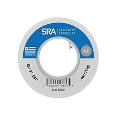 SRA 땜납 제품 No-Clean Flux Core Solder 6337 .031-Inch 4 Ounce Spool, One Color_One Size, One Color_One Size, 상세 설명 참조0