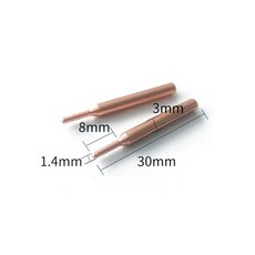3mm 50mm 스폿 용접 핀 3mm 30mm 스폿 용접기 핀 낮은 내부 저항 양단 동심 용접기 바늘 한 쌍, 중국, 3mmX30mm