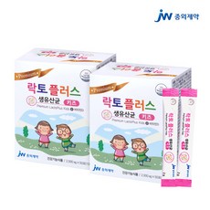 중외제약 락토플러스 생 유산균 키즈, 50포, 2PIECE