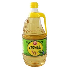 오뚜기 양조 식초1.8 LX6개1 박스 사과 현미 식자재, 오뚜기 양조식초1.8LX6개(1박스)