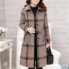 kirahosi 여성 캐시미어 오버핏 핸드메이드 코트 롱 코트 모직 자켓 반코트 N 207 +덧신 증정 C6bd4jh