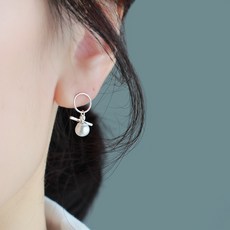 진주딸랑이귀걸이