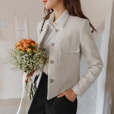 [마이더스비] 리버티 트위드 자켓