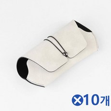 소프트 인조가죽 선글라스 케이스 아이보리x10개