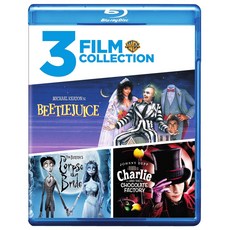 Beetlejuice / Charlie and the Chocolate Factory / Tim Bur 비틀쥬스 / 찰리와 초콜릿 공장 / 팀 버튼의 유령신부 (3부작) [블루레이, color, 1개