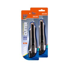 컷터칼 테프론 AM 518T 18mm 2개 알파