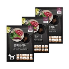 올바른끼니 플러스-오리 고구마(장건강) 강아지사료 _ 60%생육 100%휴먼그레이드 스팀공법 영양식 강아지밥