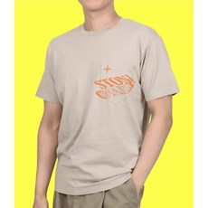 (정품보장) STONE ISLAND 24688 LETTERING THREE Print T-Shirt (781524688 V0092) (레터링 로고 프린트 포켓 티셔츠) 131194