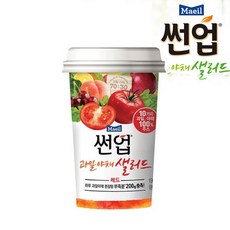 매일유업 매일 썬업 과일야채샐러드 100%주스 레드190mlx10컵, 10개입, 190ml