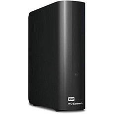WD 8테라 엘리먼트 데스크탑 외장 하드 드라이브 디스크 8TB HDD +고급돼지코, 블랙
