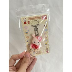 실바니안 키링 키홀더 열쇠고리 토끼, 플라워 버니, 1개