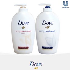 도브 케어링핸드워시 레귤라250ml+파인실크250ml