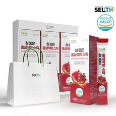 [유통기한임박] 참좋은 홍삼 석류 스틱 (10gx10포)x3입 선물세트 (~25-05-11까지), [(10gx10포)x3입]1개+쇼핑백1개, 1세트, 300g