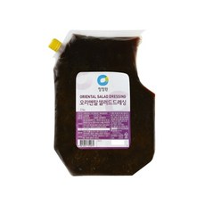 청정원 오리엔탈 샐러드 드레싱 2kg 빠른배송 업소용 대용량, 1개