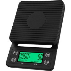 바리스타저울 커피저울 주방 카페전용 3kg 5kg 핸드드립 에스프레소 계량기 드립 제빵, 상세 페이지 참고, 상세 페이지 참고, 블랙중국어버전5Kg/0.1g+원래절연패드+눈금그릇