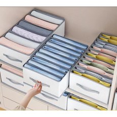 하스몰 고급형 칸칸정리 탄탄한 통풍 옷정리함 3개, 화이트3개