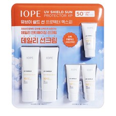 아이오페 유브이 쉴드 선 프로텍터 엑스피 데일리 안티에이징 썬크림 트레이더스 기획 선블락, 1세트, 140ml