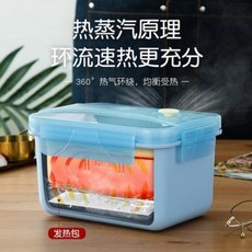 발열 도시락 캠핑 자열도시락 304스테인먼트 보온도시락 훠궈, 06 북유럽[304 식기+지퍼백]
