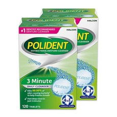 폴리덴트 Polident Denture Cleanser 3분 틀니 발포클렌저 84정X3팩, 1개, 240개입