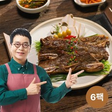 [KT알파쇼핑]김하진의 궁중 우리소 LA갈비 550g*6팩, 6개