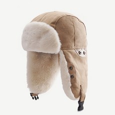 구우스 군밤 항공 모자 귀도리 모자