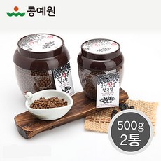 콩예원 옥황토방발효실에서 만든 검정약콩 청국환 500g, 2통
