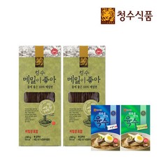 청수 메밀이좋아 비빔냉면 + 육수, 4개, 280g