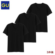 클릭커머스2 GU 극 우수함 의류 브이넥 반팔 3건 룩