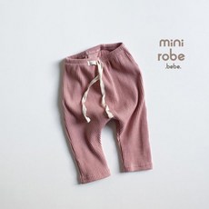 미니로브 기획 골지 레깅스 아동 데일리 끈 쫄바지