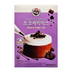 백설 초코케익 믹스, 350g, 5개