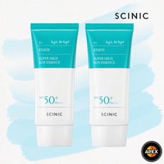 싸이닉 썬 에센스 엔 올인원 수분자차 50ml 2개 자외선차단 가볍게 발리는 화잘먹 밀착력