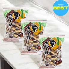 일본 밤빵 밤만쥬 3개세트 화과자 간식 일본빵 밤만주 마루이치제과 쿠리킨톤, 3개
