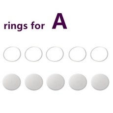 Capsulone-o링 및 필터 스테인레스 스틸 캡슐 호환 illy 커피 카페 기계용, 01 5filter 5ring forA