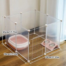 애완 동물 울타리 격리 문짝개 케이지 가드레일 스몰 사이즈 테디 실내, 01 diy cage, 01 SY27-W8
