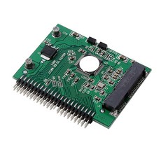 MSATA SSD-44 핀 IDE 변환기 어댑터 2.5 인치 HDD PCI E 익스프레스 Sata 노트북용, green, 1개