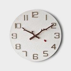 화이트 벽걸이시계 가벼운 무타공 인테리어 무소음 벽시계, 무소음벽시계, 무소음벽시계