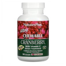 네이처스플러스 울트라 츄어블 크랜베리 90정 Ultra Chewable Cranberry, 1개