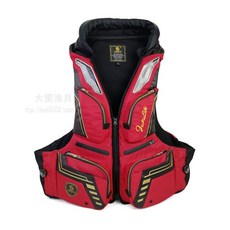다용도 블랙 구명조끼 가마가츠 구명복 낚시 조끼 GM-2184 야외 사계절 휴대용 이그조깅 뉴 가마카츠 감마카즈낚시 조끼핏GM-2184조끼형낚시 구명조끼, XXL, 레드 감마 카츠 같은 스타일