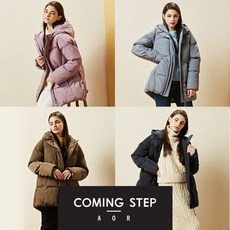 [COMINGSTEP.AOR]커밍스텝 마이크로볼 숏패딩 택1 YFEJFJ01-04