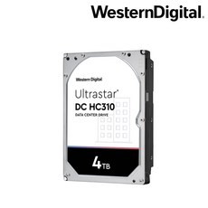 WD 울트라스타 HDD, 4TB, DC HC310 SATA3 - hc4