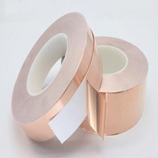 30 미터 단일 측면 전도성 구리 호일 테이프 스트립 접착 EMI 차폐 내열 테이프 5mm 6mm 8mm 10mm 15mm 20mm 30mm, 8)50mm 30 메터