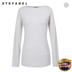 스테파넬 (스테파넬) 레터링 긴팔 티셔츠(SF7FTS605)